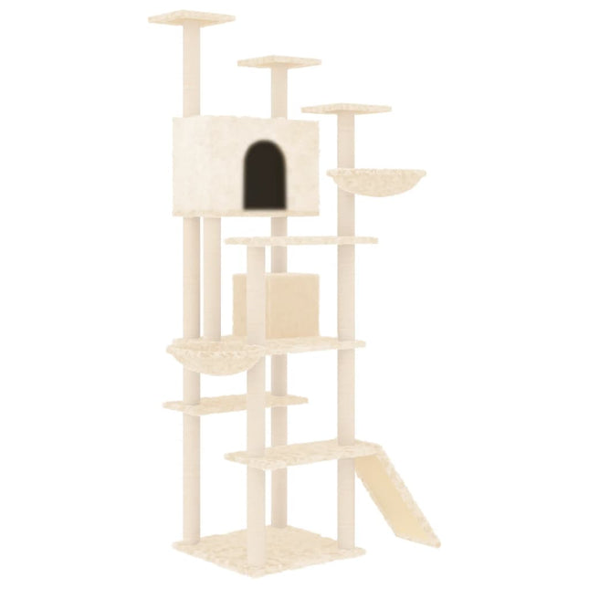 Arbre À Chat Avec Griffoirs En Sisal 191 Cm