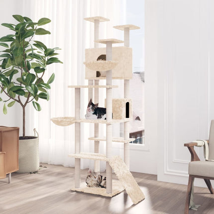 Arbre À Chat Avec Griffoirs En Sisal 191 Cm