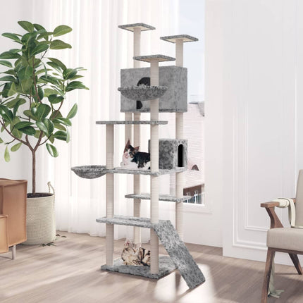 Arbre À Chat Avec Griffoirs En Sisal 191 Cm