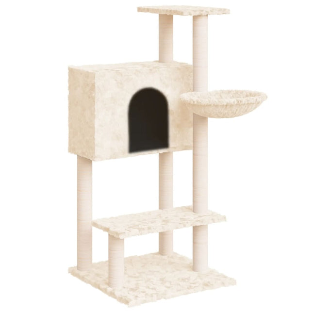 Arbre À Chat Avec Griffoirs En Sisal 108,5 Cm