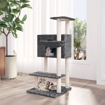 Arbre À Chat Avec Griffoirs En Sisal 108,5 Cm