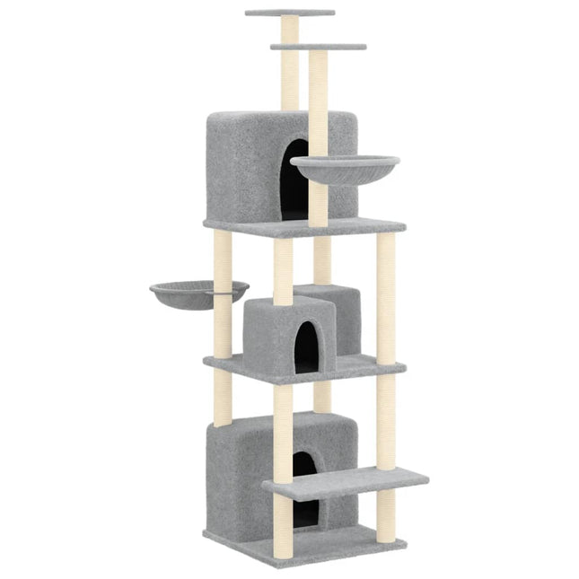 Arbre À Chat Avec Griffoirs En Sisal 180 Cm