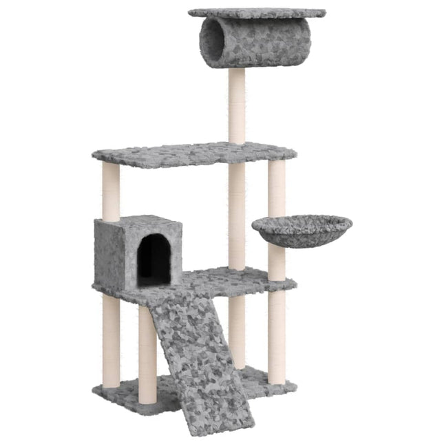 Arbre À Chat Avec Griffoirs En Sisal 131 Cm