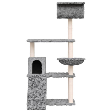 Arbre À Chat Avec Griffoirs En Sisal 131 Cm
