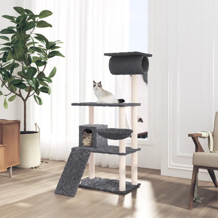 Arbre À Chat Avec Griffoirs En Sisal 131 Cm