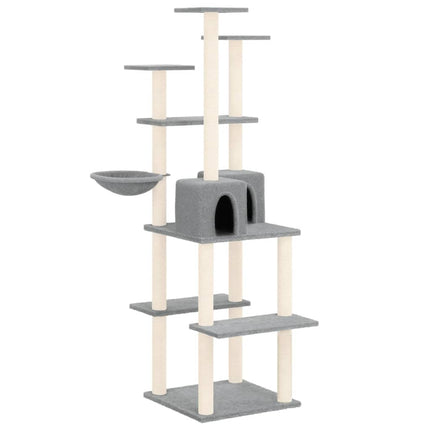Arbre À Chat Avec Griffoirs En Sisal 167 Cm
