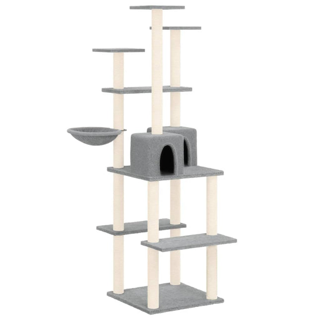 Arbre À Chat Avec Griffoirs En Sisal 167 Cm