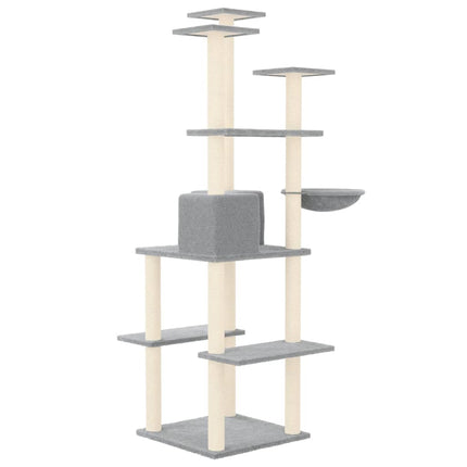 Arbre À Chat Avec Griffoirs En Sisal 167 Cm