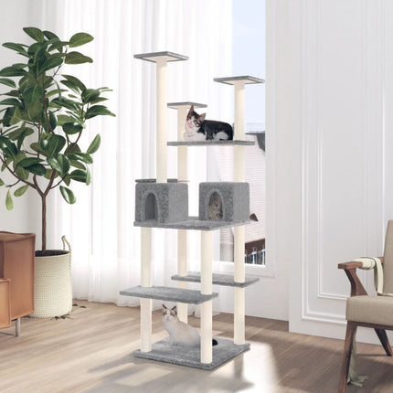 Arbre À Chat Avec Griffoirs En Sisal 167 Cm