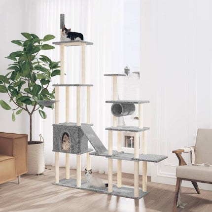 Arbre À Chat Avec Griffoirs En Sisal 279 Cm