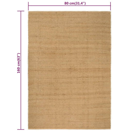 Tapis Rectangulaire Naturel Jute