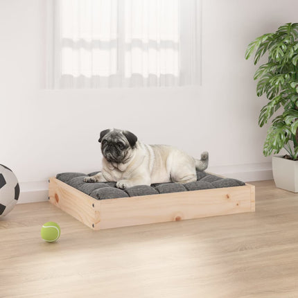 Lit Pour Chien 51,5X44X9 Cm Bois De Pin Solide