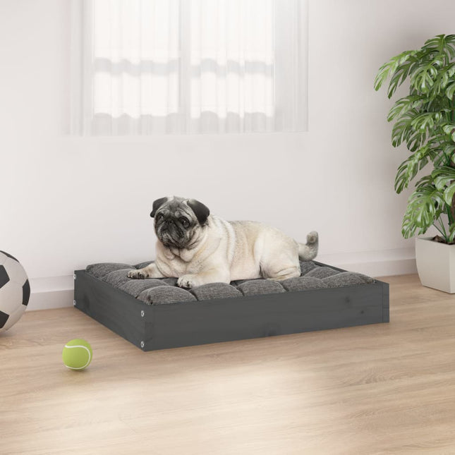 Lit Pour Chien 61,5X49X9 Cm Bois De Pin Solide