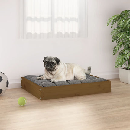 Lit Pour Chien 51,5X44X9 Cm Bois De Pin Solide
