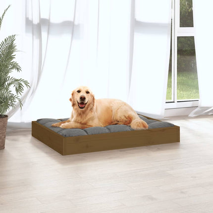 Lit Pour Chien 71,5X54X9 Cm Bois De Pin Solide