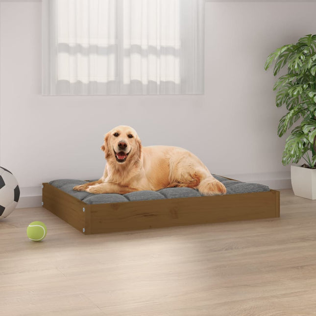 Lit Pour Chien 71,5X54X9 Cm Bois De Pin Solide