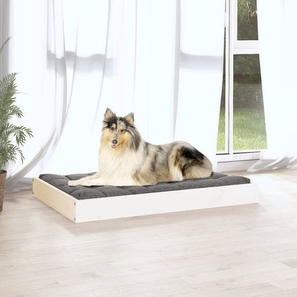 Lit Pour Chien 91,5X64X9 Cm Bois De Pin Solide