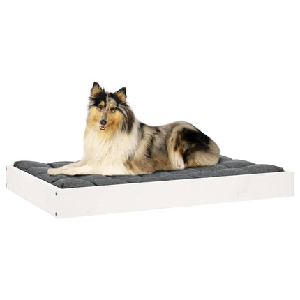 Lit Pour Chien 91,5X64X9 Cm Bois De Pin Solide