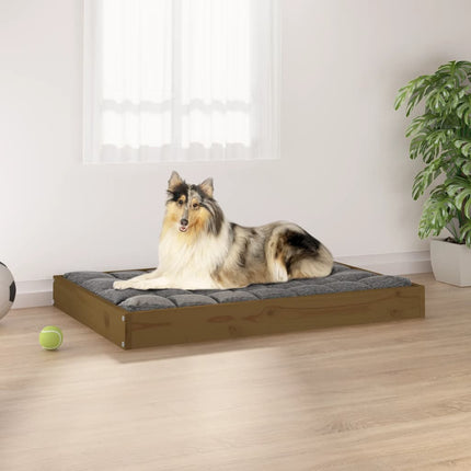 Lit Pour Chien 51,5X44X9 Cm Bois De Pin Solide