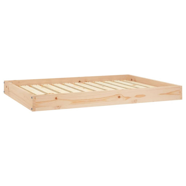 Lit Pour Chien 101,5X74X9 Cm Bois De Pin Solide