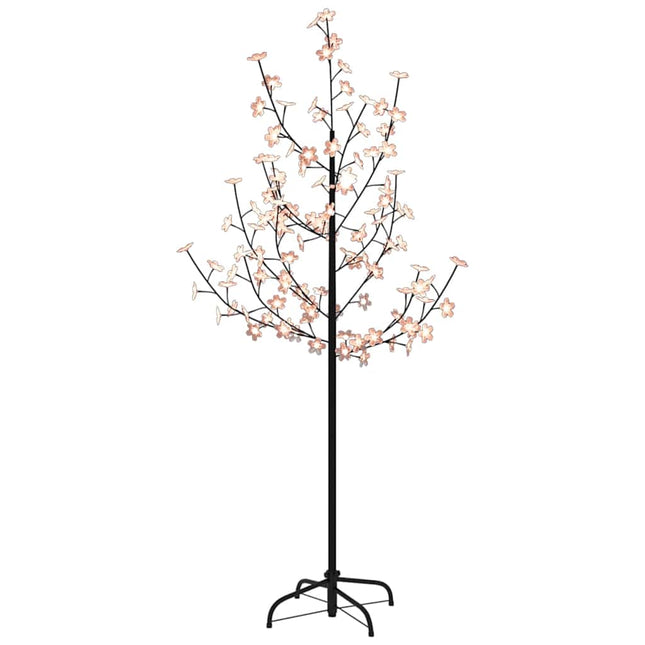 Arbre À Led Fleur De Cerisier 84 Led Blanc Chaud