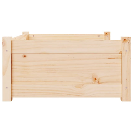 Lit Pour Chien 75,5X55,5X28 Cm Bois Massif De Pin