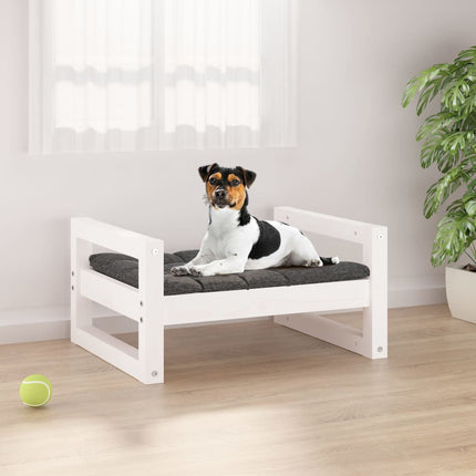 Lit Pour Chien 65,5X50,5X28 Cm Bois De Pin Solide