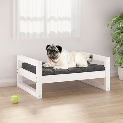 Lit Pour Chien 65,5X50,5X28 Cm Bois De Pin Solide