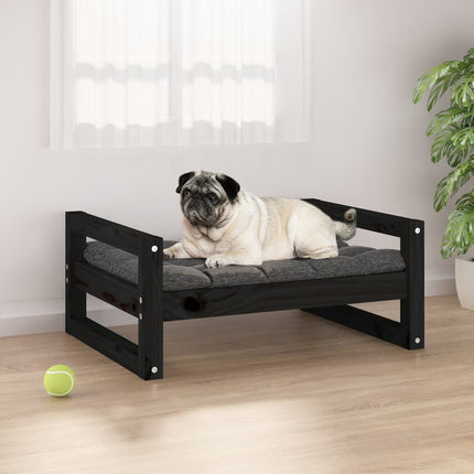 Lit Pour Chien 65,5X50,5X28 Cm Bois De Pin Solide