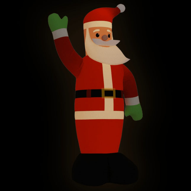 Père Noël Gonflable Avec Led