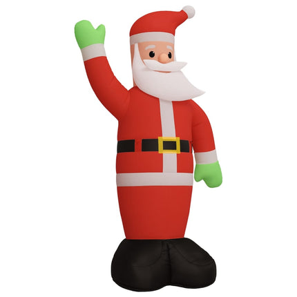 Père Noël Gonflable Avec Led