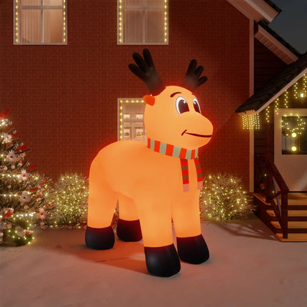 Renne Gonflable De Noël Avec Led