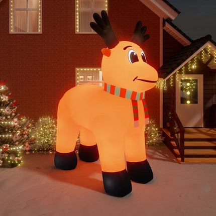 Renne Gonflable De Noël Avec Led