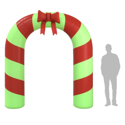 Porte Voûtée Gonflable De Noël Avec Led 270 Cm