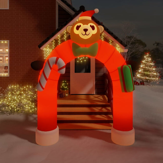 Porte Voûtée Gonflable De Noël Avec Led 270 Cm