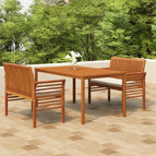 Crème / 2x banc   table / 1