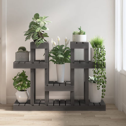 Support À Plantes 104,5X25X77,5 Cm Bois Massif De Pin