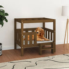 marron miel / 75.5 x 63.5 x 70 cm