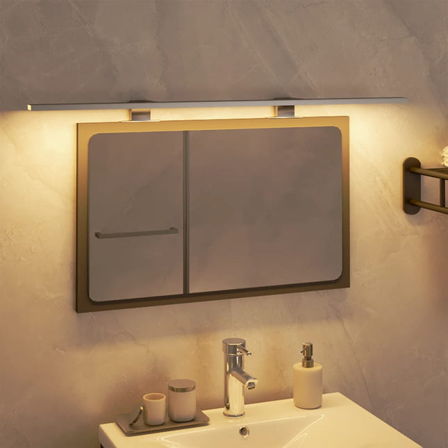 Lampe De Miroir À Led 7,5 W 50 Cm 3000 K Noir Blanc Chaud