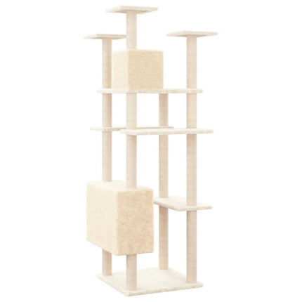Arbre À Chat Avec Griffoirs En Sisal 162 Cm
