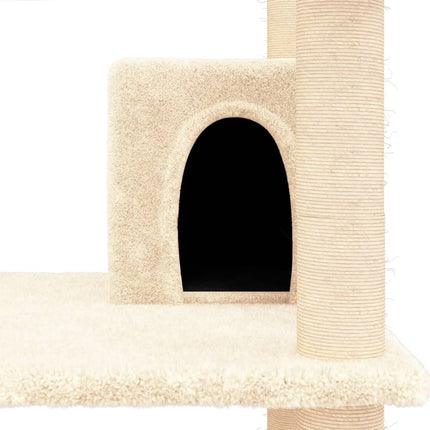 Arbre À Chat Avec Griffoirs En Sisal 162 Cm