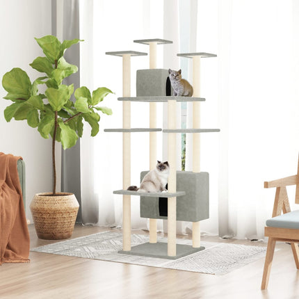 Arbre À Chat Avec Griffoirs En Sisal 162 Cm