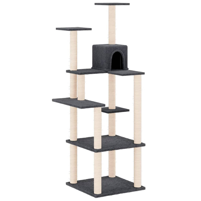 Arbre À Chat Avec Griffoirs En Sisal 153 Cm