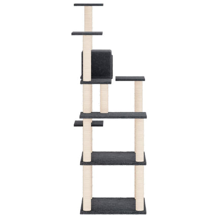 Arbre À Chat Avec Griffoirs En Sisal 153 Cm
