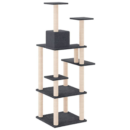 Arbre À Chat Avec Griffoirs En Sisal 153 Cm