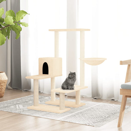 Arbre À Chat Avec Griffoirs En Sisal 94,5 Cm