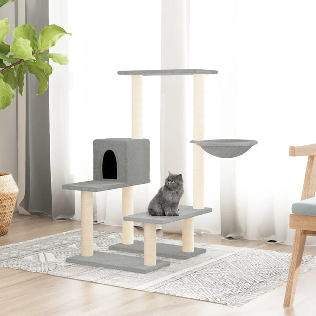 Arbre À Chat Avec Griffoirs En Sisal 94,5 Cm