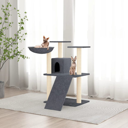 Arbre À Chat Avec Griffoirs En Sisal 83 Cm