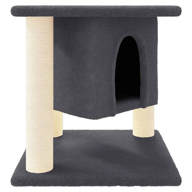Arbre À Chat Avec Griffoirs En Sisal 37 Cm