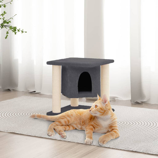 Arbre À Chat Avec Griffoirs En Sisal 37 Cm